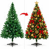 Brad Artificial de Crăciun 120 cm – Verde, cu Suport Inclus 🎄