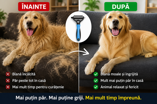 Perie Profesională pentru Îndepărtarea Blănii