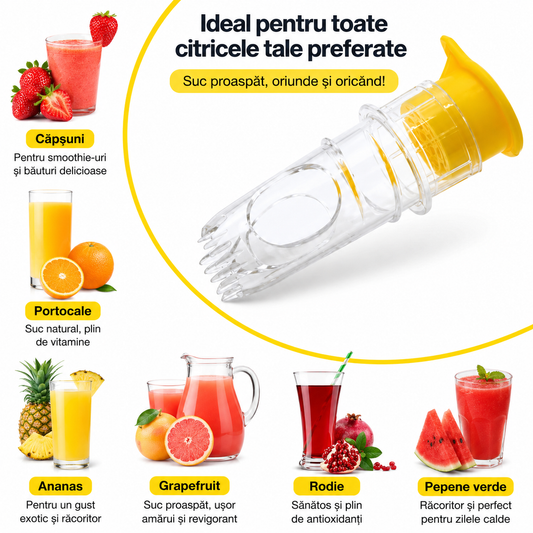 🍋 1+1 GRATIS Storcător Manual pentru Fructe si Citrice