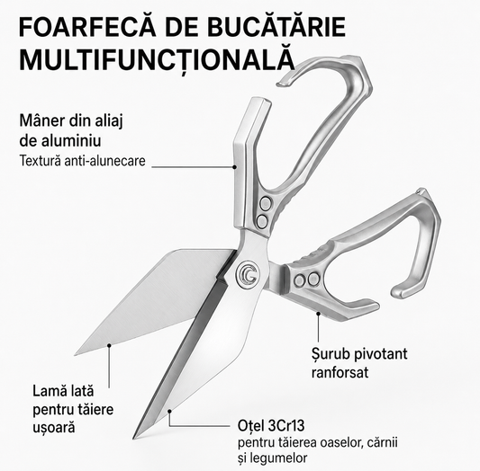 FOARFECĂ DE BUCĂTĂRIE MULTIFUNCȚIONALĂ