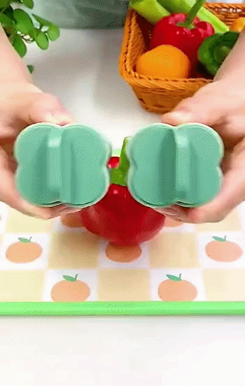 1+1 GRATIS- Instrument 2-in-1 pentru Ardei si Legume