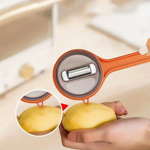 CURATATOR LEGUME SI FRUCTE CU RECIPIENT INTEGRAT
